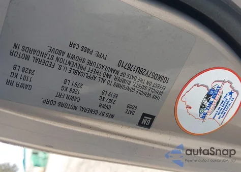 2008 Cadillac Dts 1Sd из США, поврежденный, VIN 1G6KD57Y28U176710